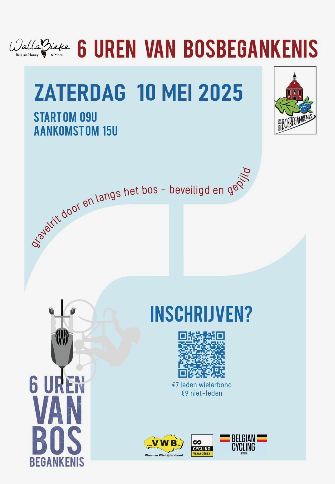 Flyer Bosbegankenis Buggenhout Zaterdag 10 mei
